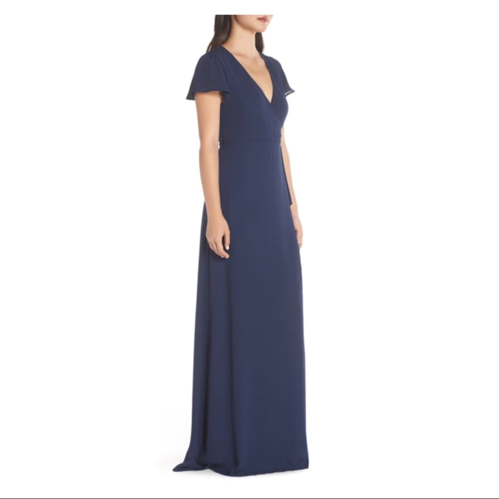 SHOW ME YOUR MUMU SHORT SLEEVE WRAP MAXI DRESS - Picture 5 of 5